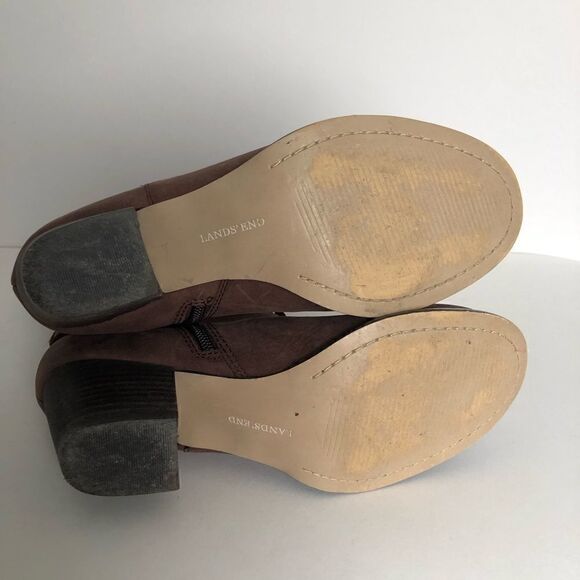 Lands End heeled leather boots - Picture 9 of 9